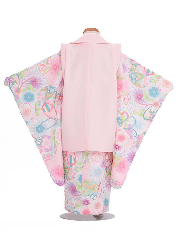 501ag88□七五三 七歳 女児 着物&袋帯 総柄 菊 梅 几帳文□状態良好 七五三女児着物レンタル専門店 | なごやか | 6APZ149000